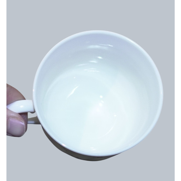 Arcopal France Victoria Coffee Teacups Set of 6 Vintage 1990s Floral White EUC - Picture 5 of 10